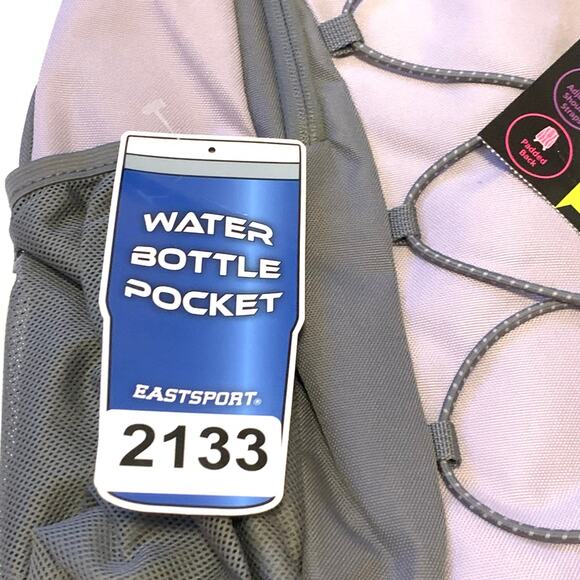 Eastsport Apex Sport Backpack 18 Inch Light Purple School Class Hiking Outdoors - Picture 16 of 16